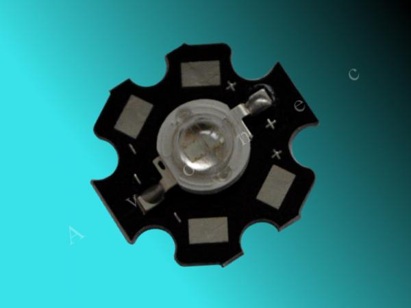 5W High Power LED auf Starplatine 480nm - 485nm türkis / cyan
